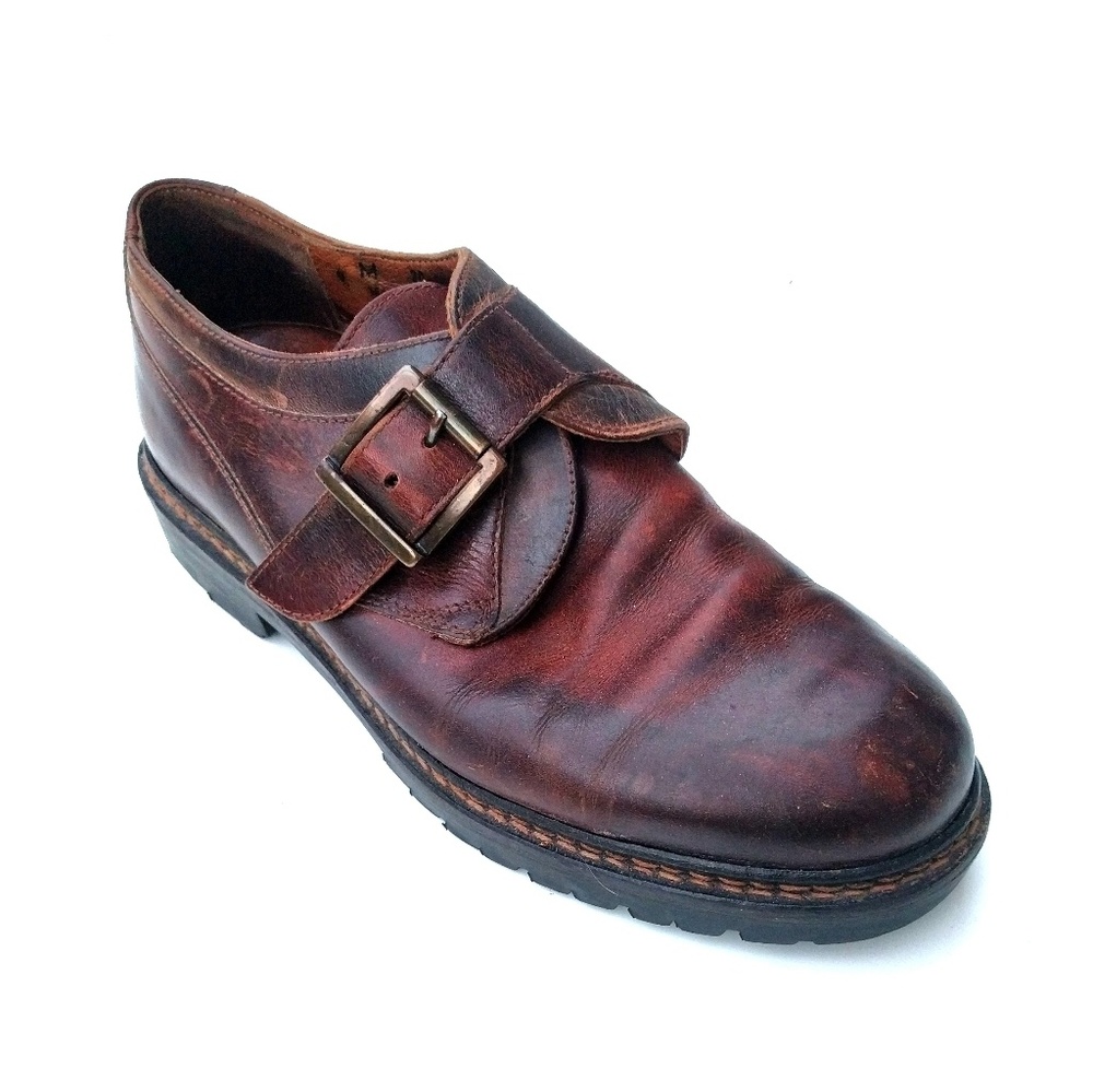 Men's Johnston & Murphy brown leather shoes